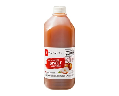 Fresh-Pressed Sweet Apple Cider - 2.0 L