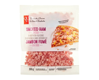 President's Choice Smoked Ham, Diced - 150.0 G