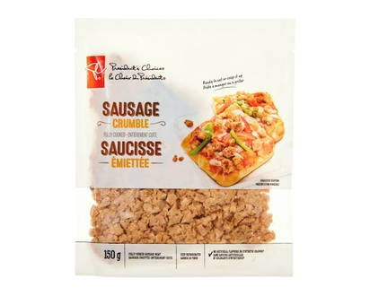 President's Choice Sausage Crumble, Fully Cooked - 150.0 G