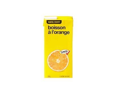 No Name Orange Beverage - 1.0 L