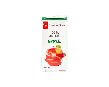 President's Choice 100% Apple Juice - 1.0 L
