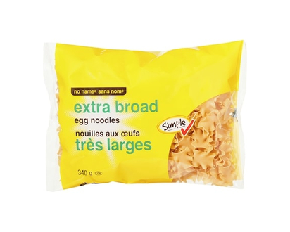 No Name Extra Broad Egg Noodles - 340.0 G
