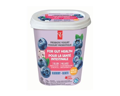 President's Choice Blueberry Probiotic Yogurt - 650.0 G