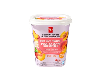 President's Choice Peach Probiotic Yogurt - 650.0 G