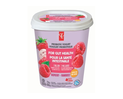 President's Choice Raspberry Probiotic Yogurt - 650.0 G