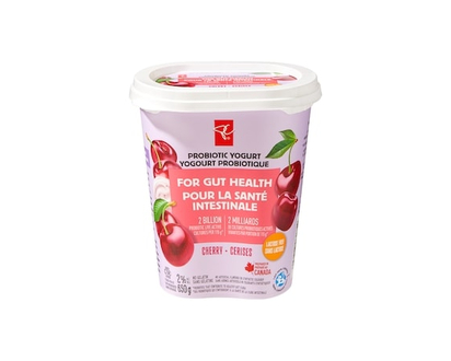 President's Choice Cherry Probiotic Yogurt - 650.0 G