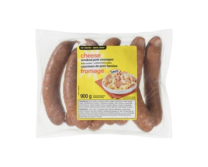 No Name Smoked Sausages, Cheese - 900.0 G