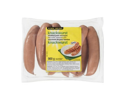 No Name Knackwurst Smoked Sausages - 900.0 G