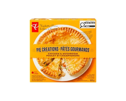 President's Choice Chicken and Mushroom Pie - 650.0 G