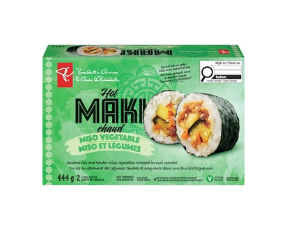 le Choix du Président Maki chaud au miso et aux légumes - 444.0 G