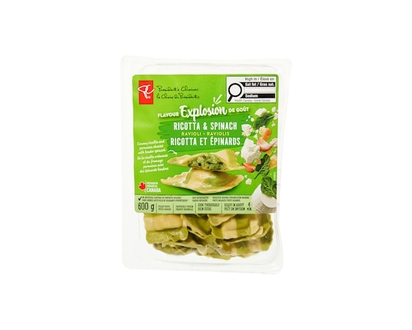 President's Choice Ricotta and Spinach Ravioli - 600.0 G