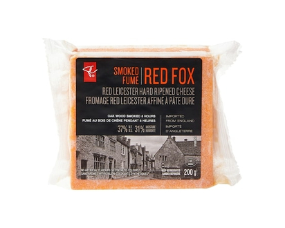 PC Black Label Smoked Red Fox Red Leicester Hard Ripened Cheese - 200.0 G
