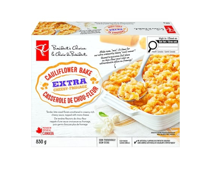 President's Choice Extra Cheesy Cauliflower Bake - 830.0 G