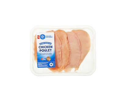 Extra Lean Boneless Skinless Chicken Cutlets - 590.0 G