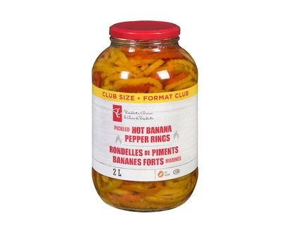 le Choix du Président Rondelles de piments bananes forts marinés - 2.0 L