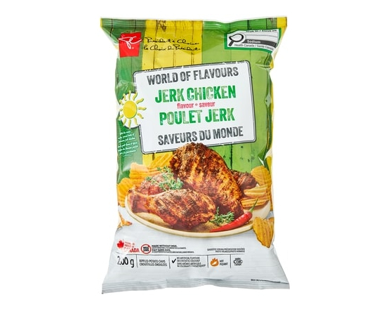 World of Flavours Jerk Chicken Flavour Rippled Potato Chips - 200.0 G