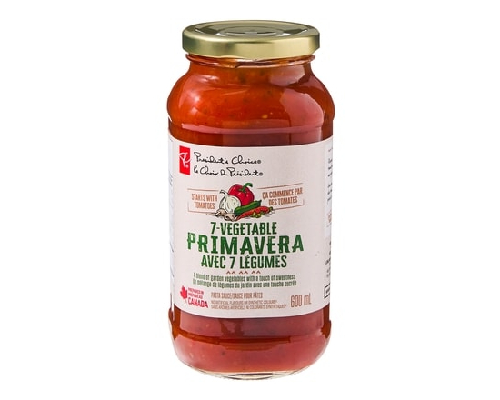7-Vegetable Primavera Pasta Sauce - 600.0 ML