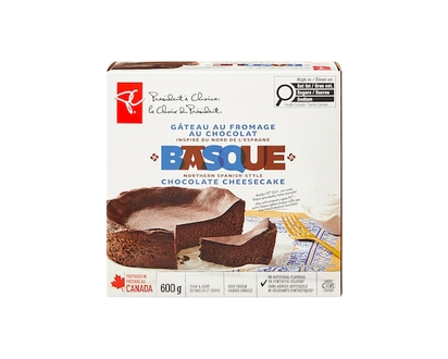 President's Choice Chocolate Northern Spanish-Style Basque Cheesecake - 600.0 G