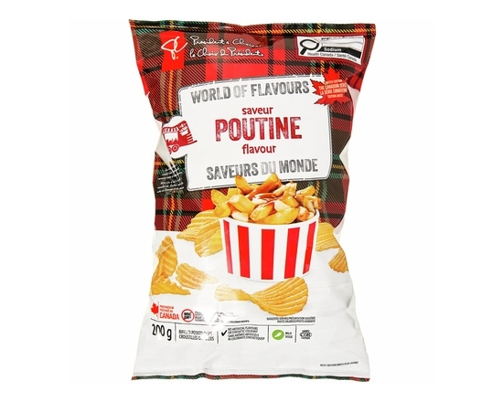 World of Flavours Poutine Flavour Rippled Potato Chips - 200.0 G