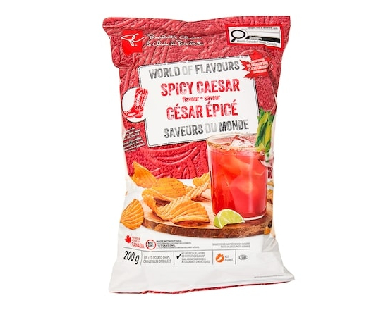 World of Flavours Spicy Caesar Flavour Rippled Potato Chips - 200.0 G