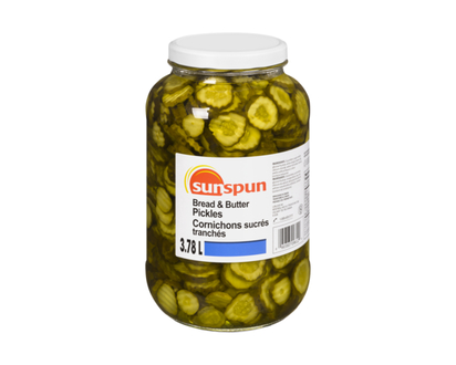Bread & Butter Pickles - 3.78 L