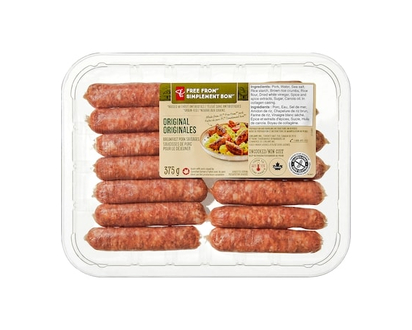 President's Choice Free From Original Breakfast Pork Sausages - 375.0 G