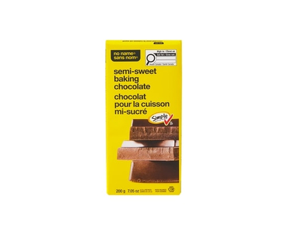 Baking Chocolate, Semi-Sweet - 200.0 G