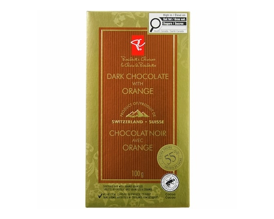 Dark Chocolate with Orange Bar - 100.0 G