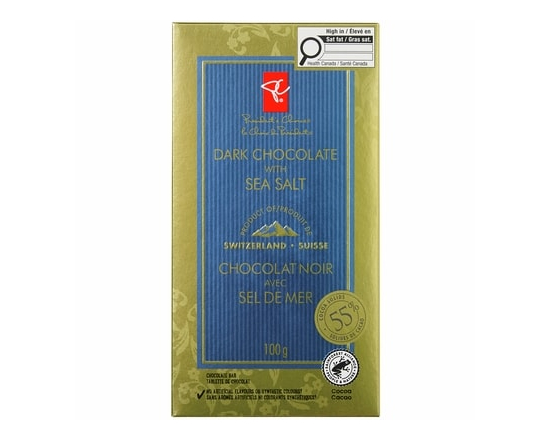Dark Chocolate with Sea Salt Bar - 100.0 G