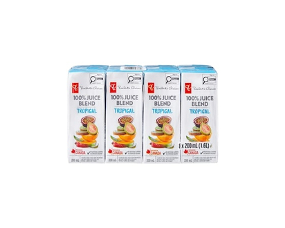 100% Tropical Juice Blend Boxes - 200.0 ML