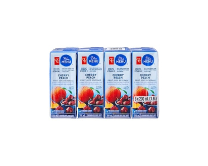 Cherry Peach Fruit Juice Beverage - 200.0 ML