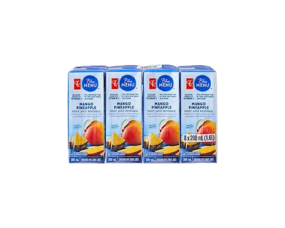 Mango Pineapple Fruit Juice Beverage Boxes - 200.0 ML