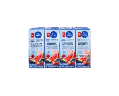Strawberry Watermelon Fruit Juice Beverage Boxes - 200.0 ML