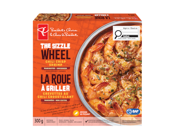 The Sizzle Wheel Chili Crisp Shrimp - 300.0 G