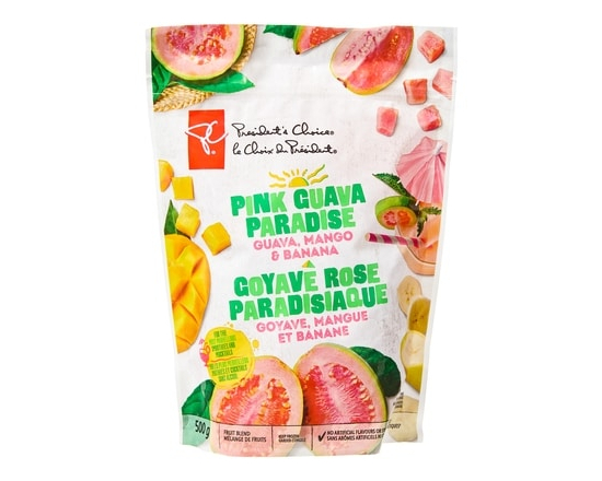 Pink Guava Paradise Guava, Mango, and Banana Fruit Blend - 500.0 G