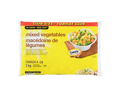 Sans Nom Macédoine de légumes, format club - 2.0 KG