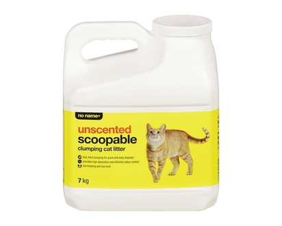 No Name Unscented Scoopable Clumping Cat Litter - 7.0 KG