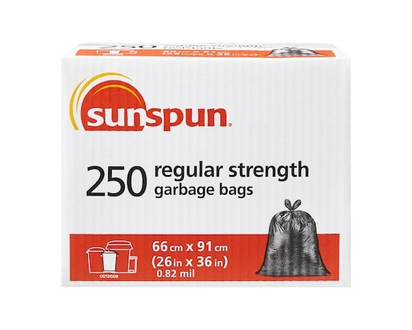 Regular Strength Outdoor Garbage Bags - 250.0 EA