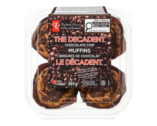 The Decadent® Chocolate Chip Muffins - 360.0 G