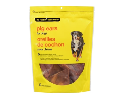 No Name Pig Ears Dog Treats - 12.0 EA