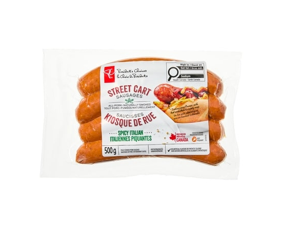 Street Cart Sausages™ Spicy Italian - 500.0 G