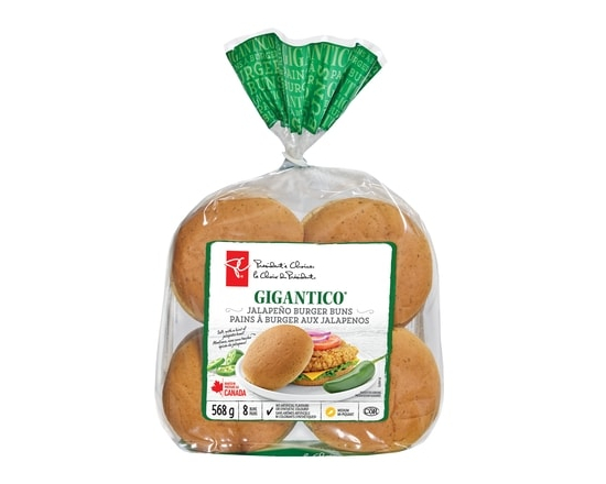 Gigantico Jalapeno Hamburger Buns - 568.0 G