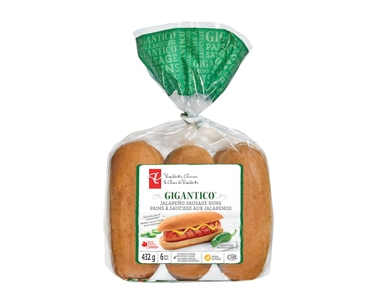 Gigantico Jalapeno Sausage Buns - 432.0 G