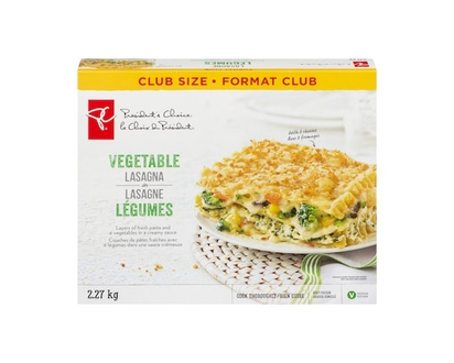 le Choix du Président Lasagne aux légumes - 2.27 KG