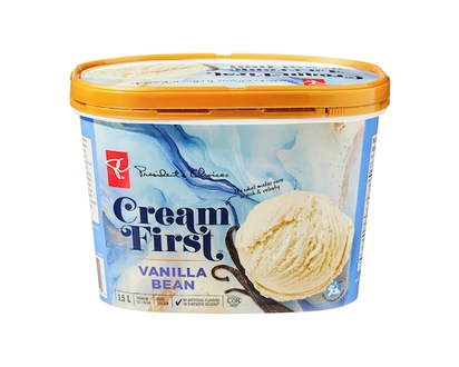 le Choix du Président Crème glacée La crème avant tout, gousse de vanille - 1.5 L
