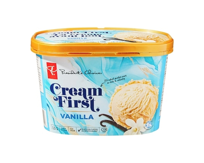 le Choix du Président Crème glacée de qualité supérieure La crème avant tout à la vanille - 1.5 L