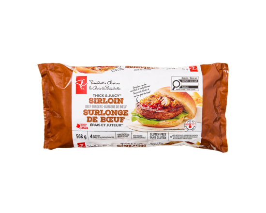 Thick and Juicy™ Sirloin Beef Burgers - 568.0 G