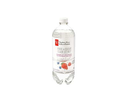 President's Choice Free & Clear Berries of the Woods Sparkling Water Beverage - 1.0 L