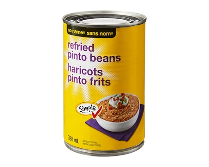 No Name Refried Pinto Beans - 398.0 ML