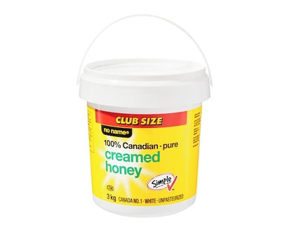 100% Canadian Pure Creamed Honey, Club Size - 3.0 KG